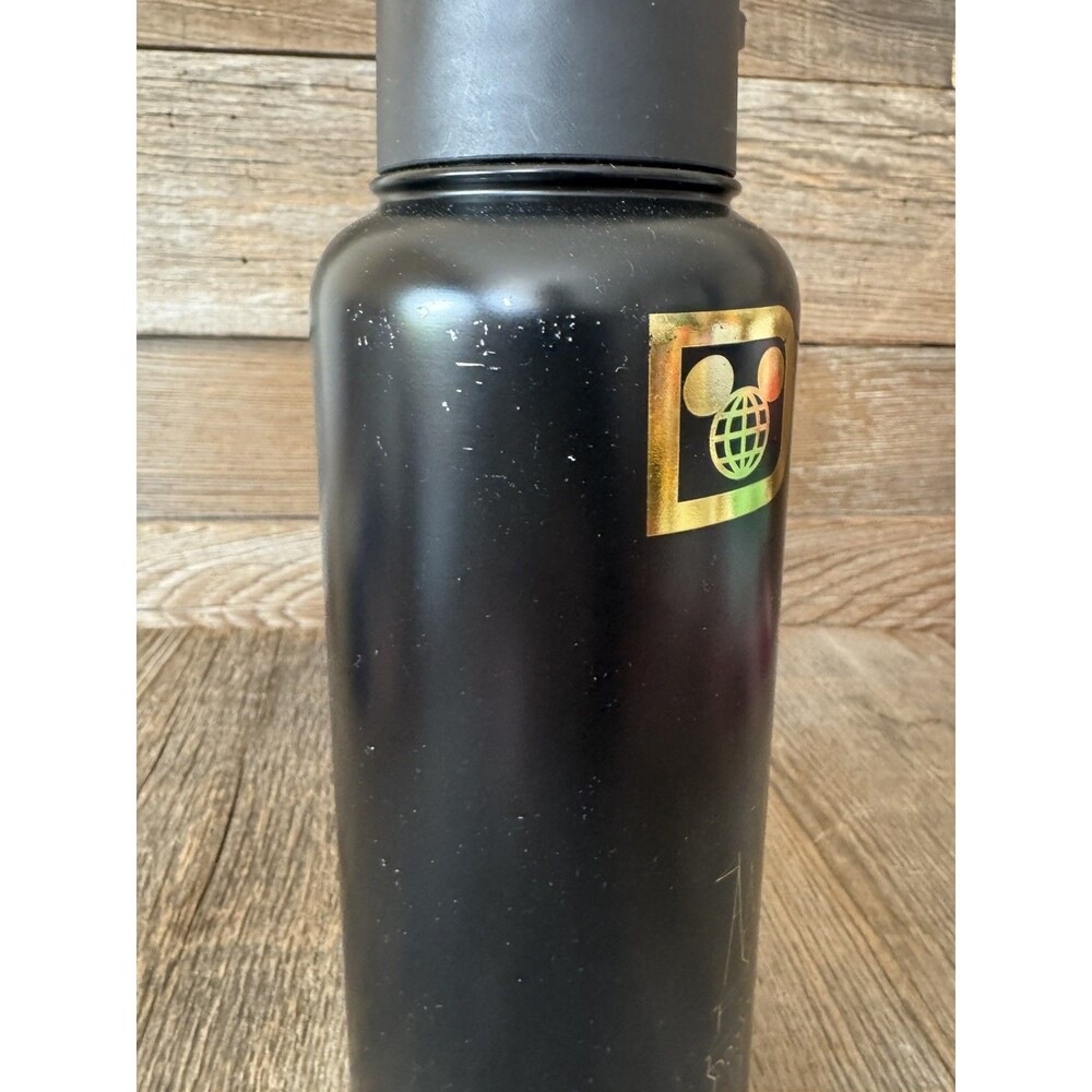 Walt Disney World Cinderella Castle Black & Gold Outline 32oz Tumbler Bottle - Picture 6 of 8
